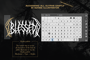 Bradthen Death Metal Font, a Blackletter Font by Ronny Studio (Thumbnail 9 of 10)