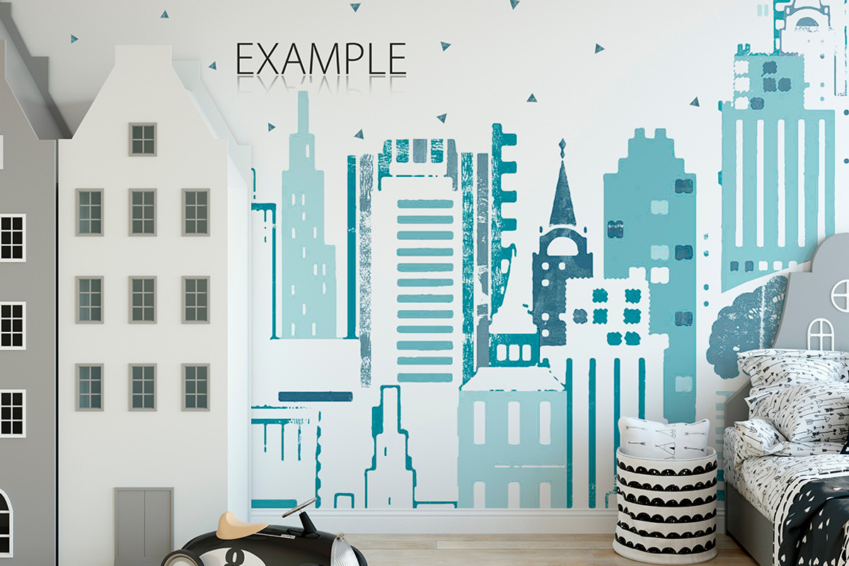 KIDS WALL & FRAMES Mockup Bundle - 3, a Print Template by Yuri-U (Photo 25 of 33)
