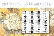 Floral Procreate Stamp Brushes 7, a Brushes & More by DeloresArt (Thumbnail 2 of 12)