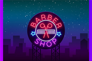 Barber Shop Neon Signs