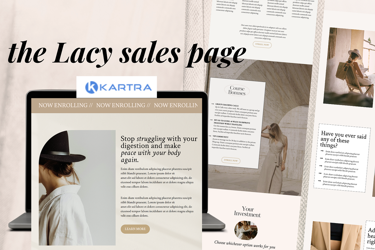 Kartra Membership + Website Bundle, a Landing Page Template by Solana Creative Co. (Photo 2 of 14)