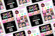 Pastel Neon Business Card Template, a Business Card Template by SunshineStudioBoutique (Thumbnail 2 of 10)