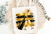 New Year Champagne Celebration PNG, an Object Graphic by Zahyl Studio (Thumbnail 5 of 7)