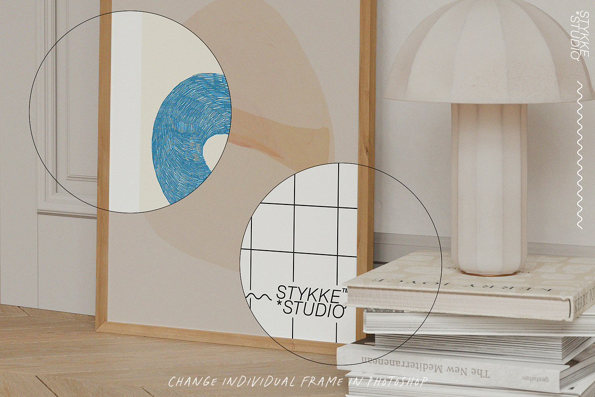 SCANDI STONE | poster mockup frames, a Household Mockup by Stykke Studio (Photo 8 of 8)