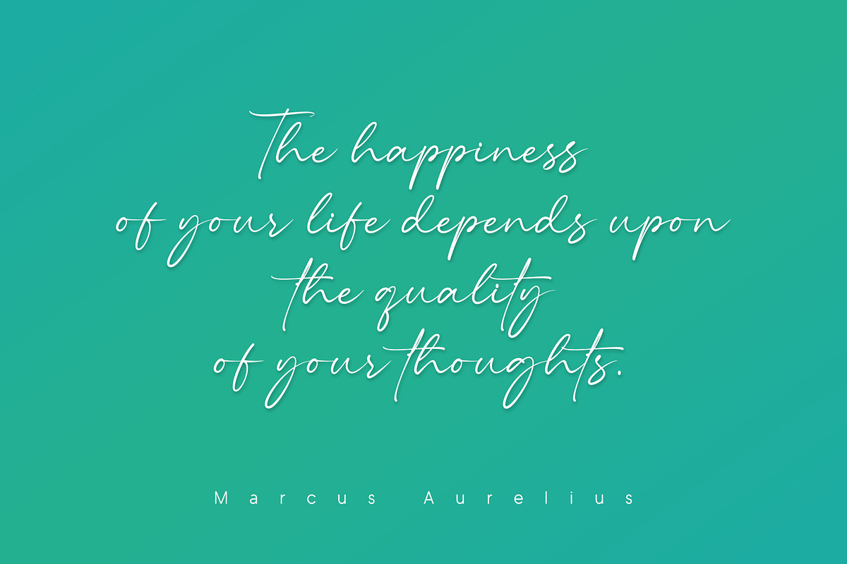 Fife Gallery | Modern Calligraphy, a Handwritten Font by Lemonthe (Photo 2 of 9)