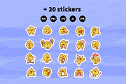 Cute Kawaii Autumn Leaf Character, a Seasonal Illustration by Palau (Thumbnail 12 of 12)