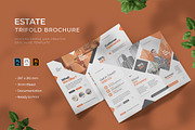 Estate - Trifold Brochure, a Print Template by VUNIRA (Thumbnail 1 of 3)
