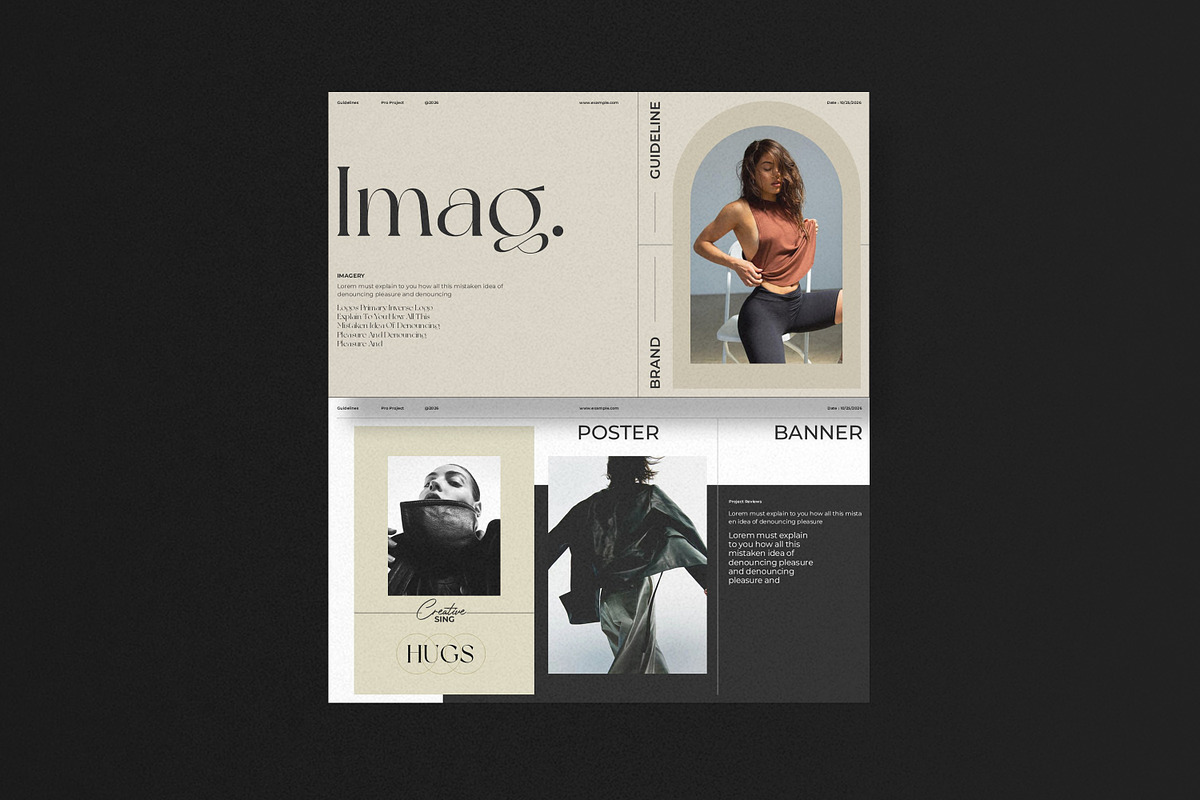 The Brand Guidelines, a Presentation Template by Aura Agency (Photo 9 of 14)