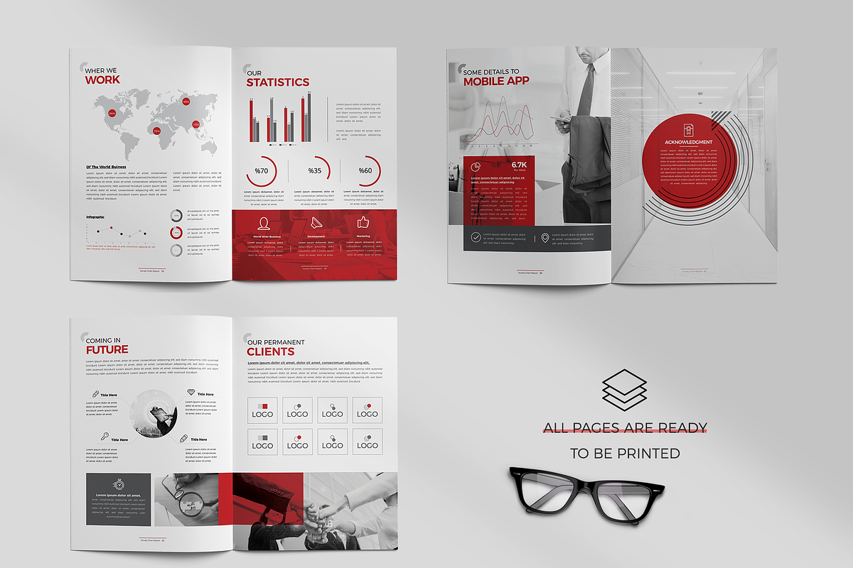 Company Profile | Canva | Ai | ID, a Brochure Template by Template Zone (Photo 6 of 8)