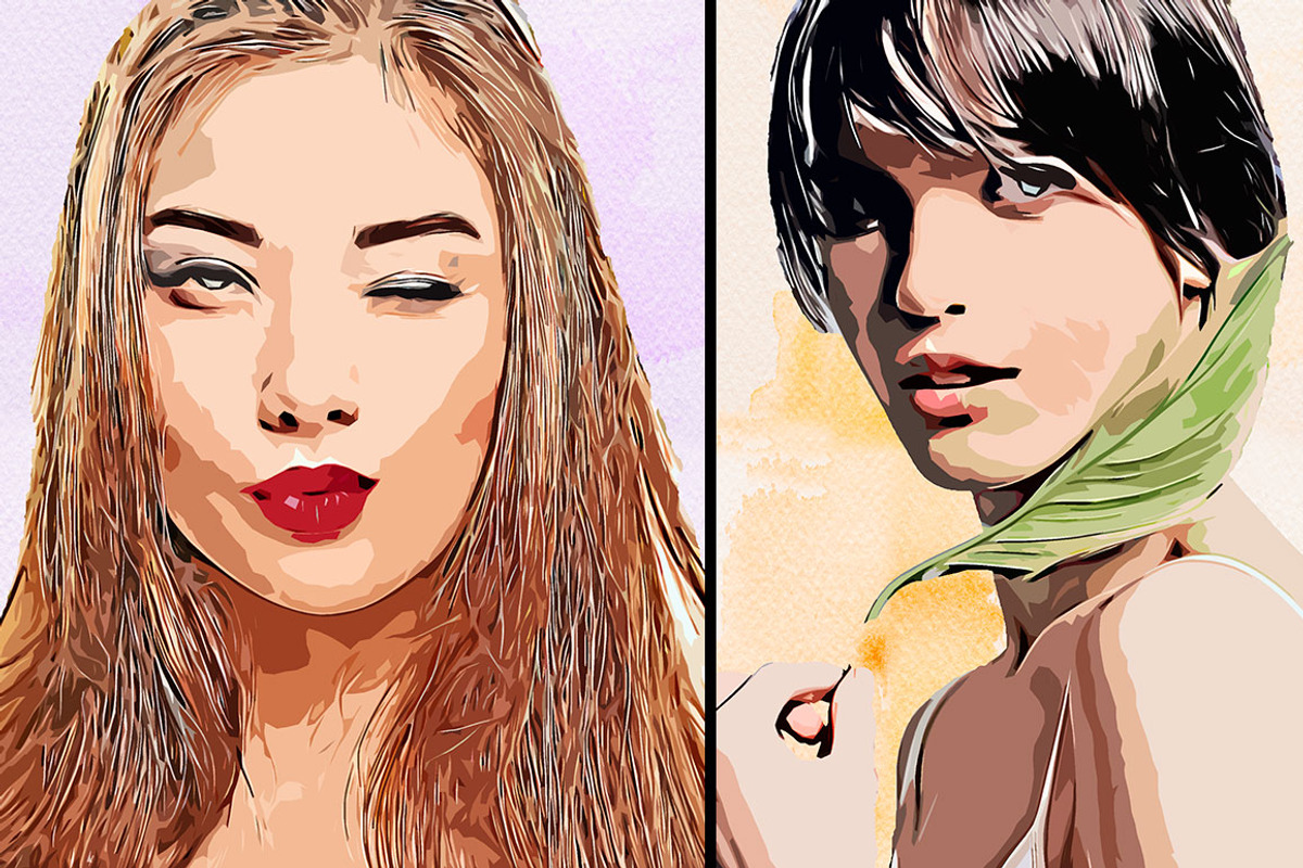 Vector Art Photoshop Action, an Action Add-On by DESIGNAVO (Photo 3 of 5)
