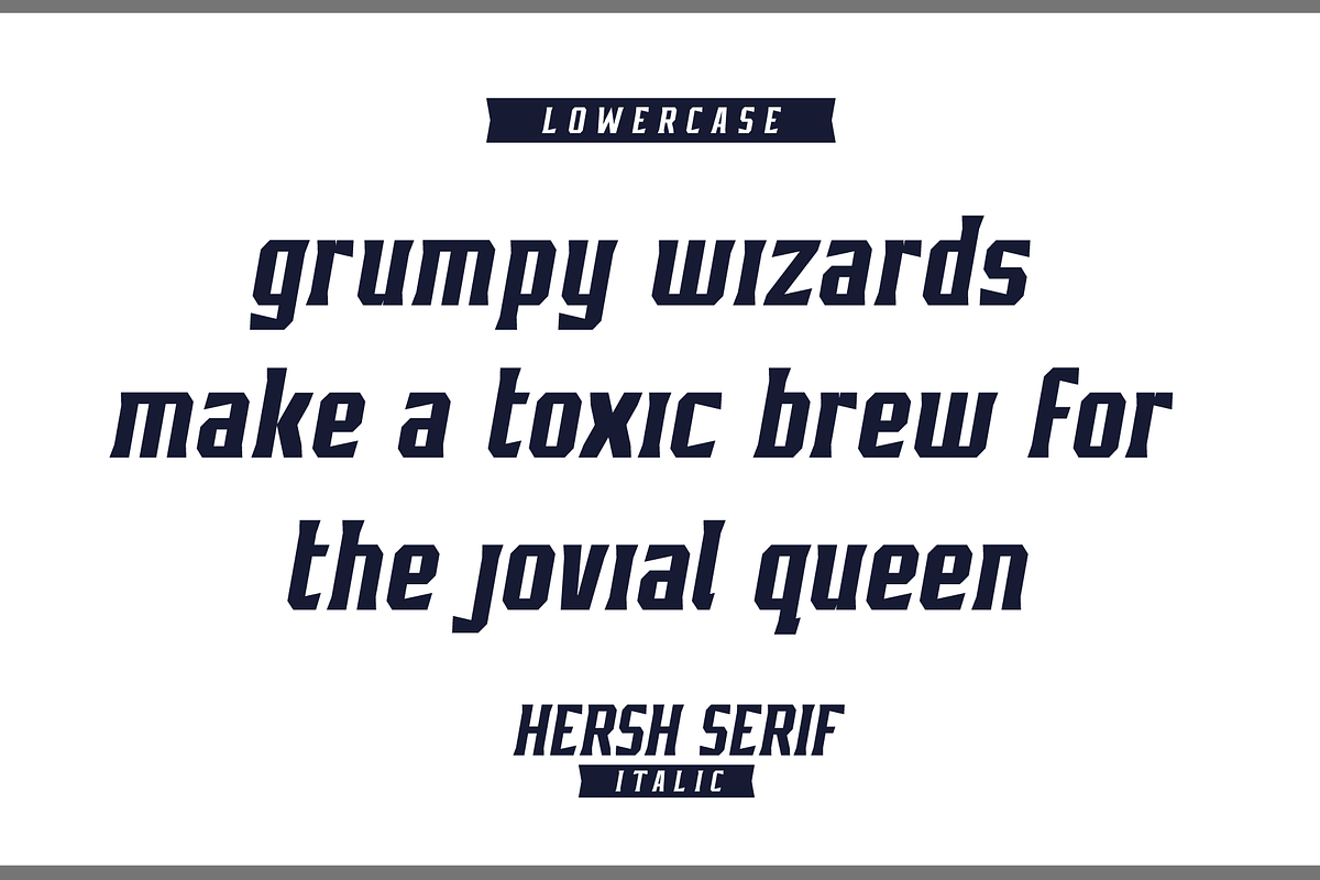HERSH SERIF FONT FAMILY, a Serif Font by Alphabet Agency (Photo 6 of 14)