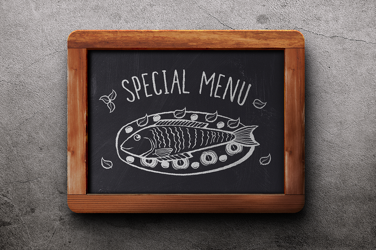 Hand drawn food elements., an Object Graphic by Tkoko vectors & patterns (Photo 3 of 12)