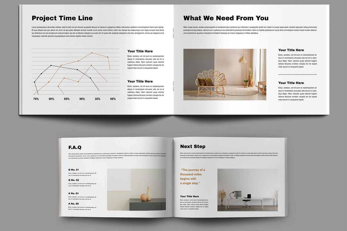 Welcome Packet Brochure Layout, a Brochure Template by MightyDesign (Photo 5 of 8)