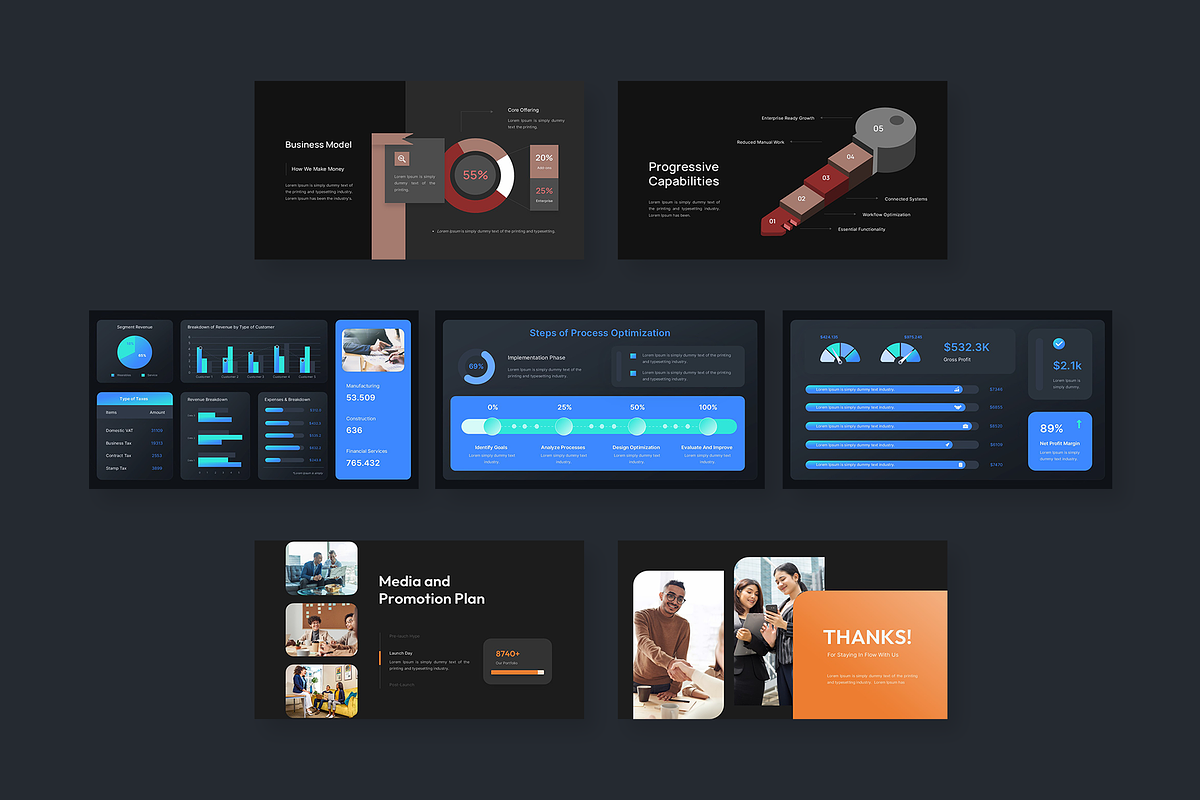 Corporate Bundle - Google Slides, a Presentation Template by New Coral Design (Photo 22 of 23)