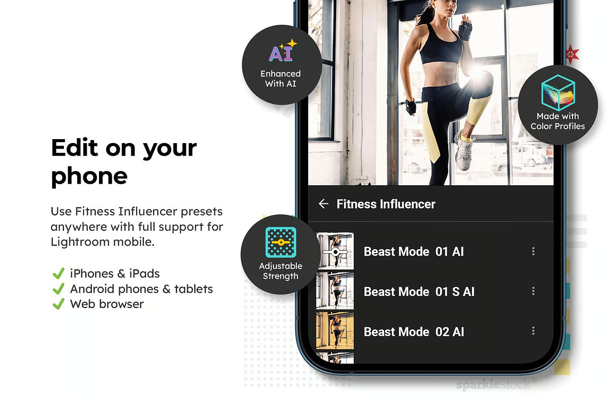 Fitness Influencer Lightroom Presets, a Preset Add-On by skybluecreative (Photo 12 of 13)