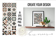 Moroccan Mixed Patern. Tile Design, a Pattern Graphic by DeMih (Thumbnail 1 of 8)