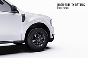 2025 Compact Pickup Truck Mockup Set, an Advertising Mockup by Halal Graphic Studio (Thumbnail 4 of 16)