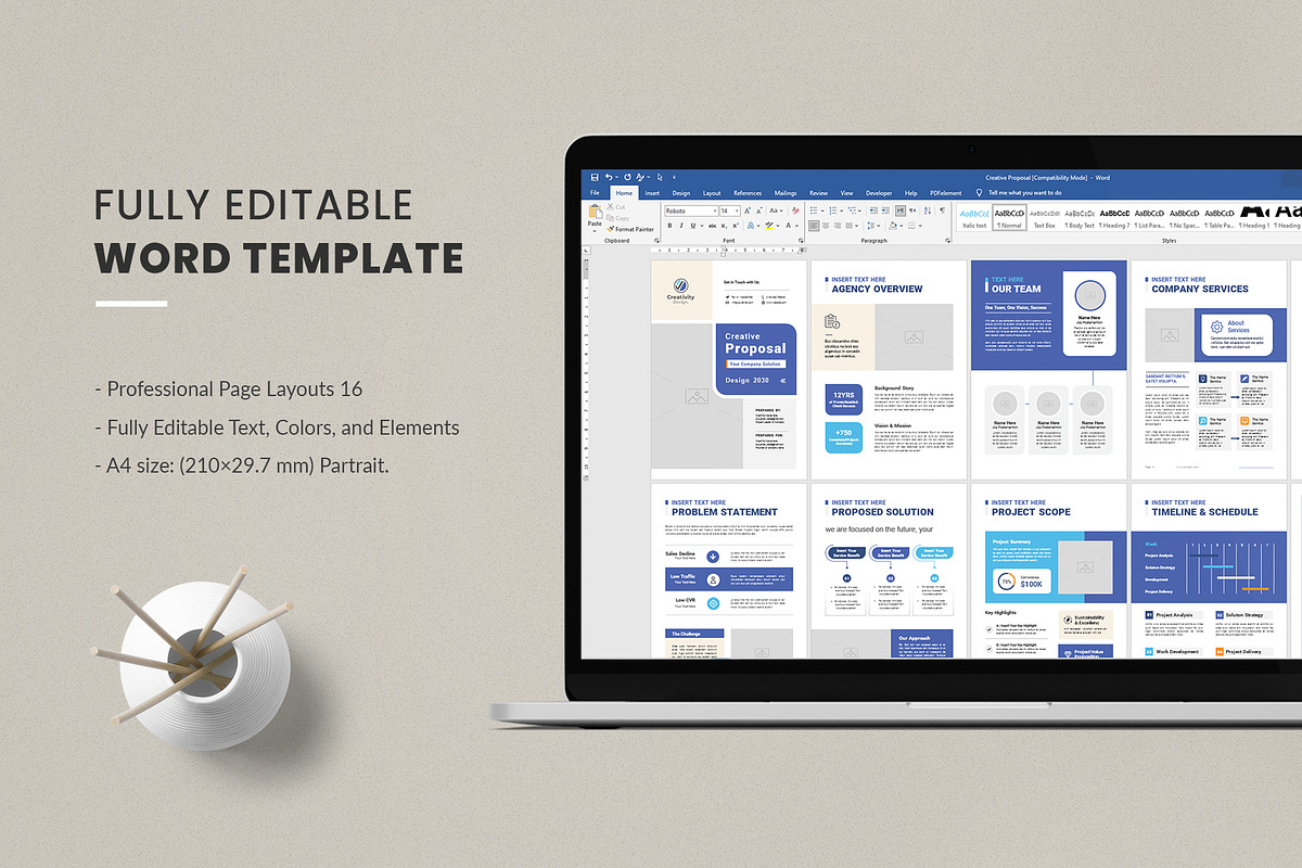 Business Proposal Brochure Template, a Brochure Template by Creativity-Design (Photo 6 of 6)