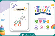 Speech Therapy Flashcard Bundle, an Education Illustration by Actual Pixel (Thumbnail 17 of 22)