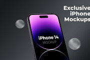iPhone 14 Pro Mockup Set, an iPhone Mockup by AN Productions (Thumbnail 9 of 11)