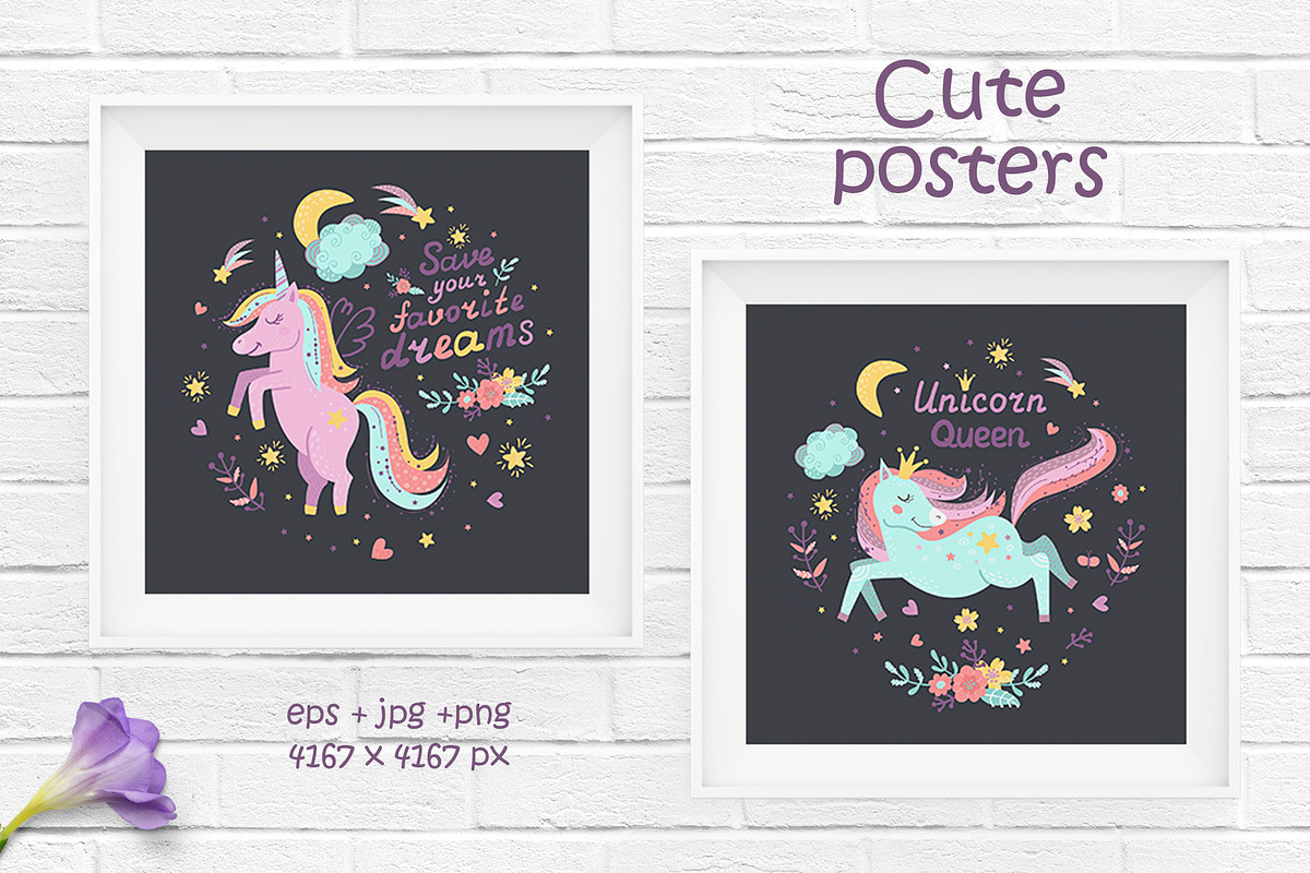 Magic unicorns, a Wallpaper Graphic by Nafanya (Photo 9 of 11)