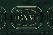 Saphile Rounded Vintage, a Sans Serif Font by Craft Supply Co. (Thumbnail 4 of 8)