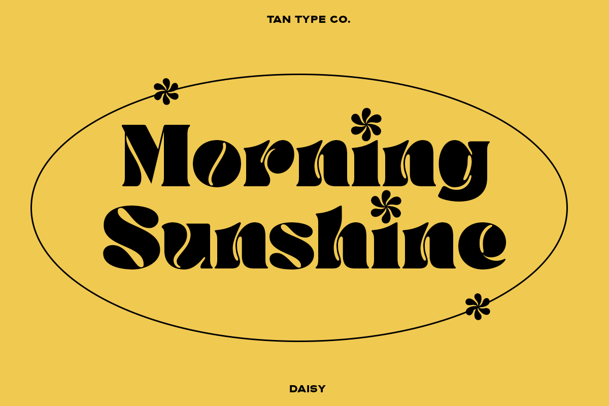Tan Daisy Font Free Downloadv - UIFreebies