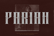 Pariah, a Font by Chad Palmer Designs (Thumbnail 1 of 6)