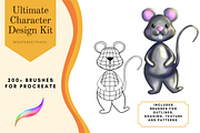 Character Design-Procreate Brushes, a Brush Add-On by MissPerfectKaos (Thumbnail 7 of 16)