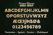 Proper Tavern, a Sans Serif Font by Larin Type Co. (Thumbnail 14 of 16)