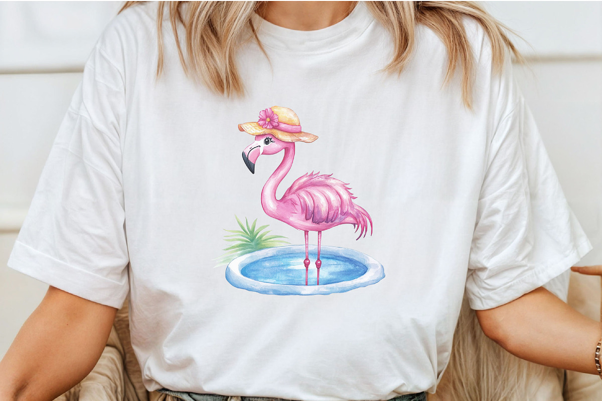 Pink Summer Sublimation Clipart, an Illustration by Craft Nest (Photo 3 of 6)