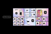 Mobile App mockup collection, a Mac Mockup by tinuwiell (Thumbnail 3 of 9)