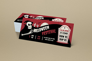 Vintage Halloween Festival Ticket