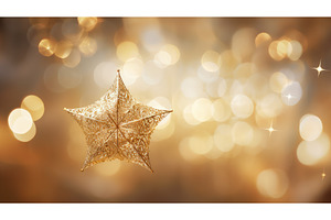 ornament star gold background ai, a Background Photo by pikepicture