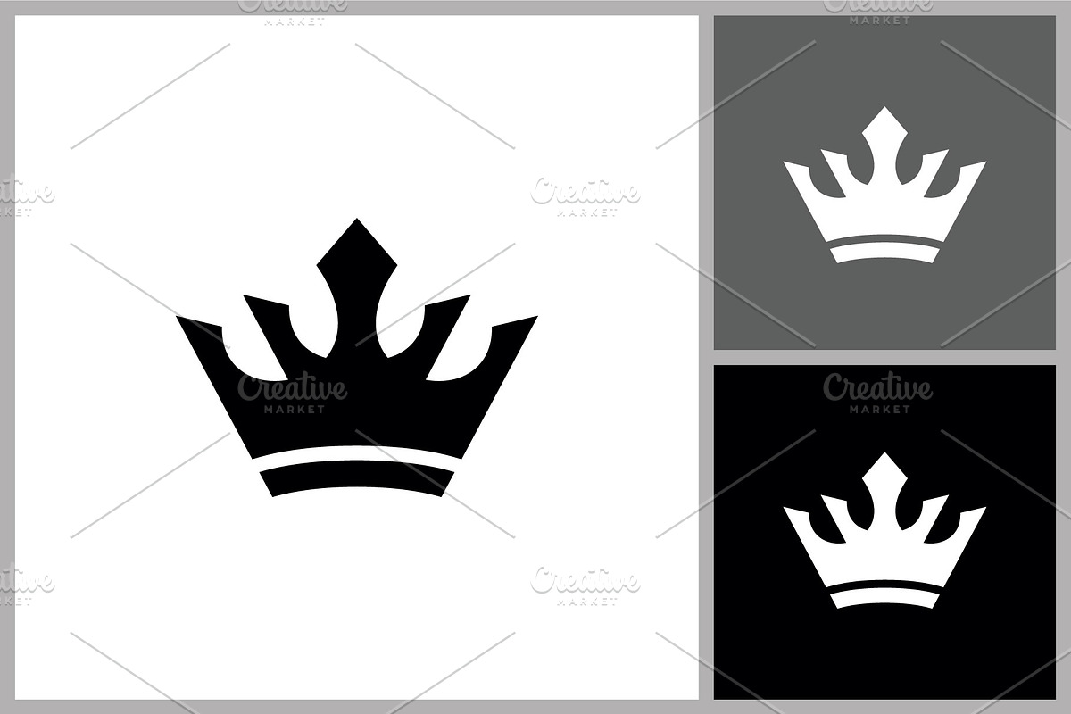 Elegant Crown Silhouette Logo Vector, a Branding & Logo Template by quadrazo (Photo 2 of 2)