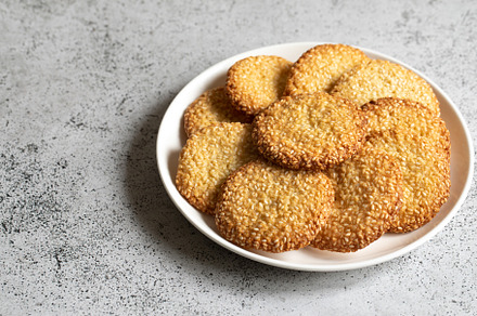 Sesame Cookies, a Food & Drink Photo by Ivanna