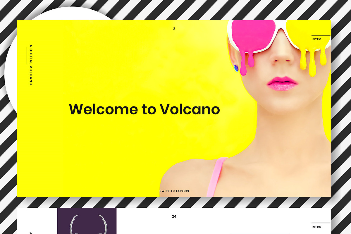 Volcano - Powerpoint Template, a Presentation Template by Mikokit (Photo 12 of 13)