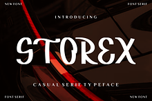 Storex font