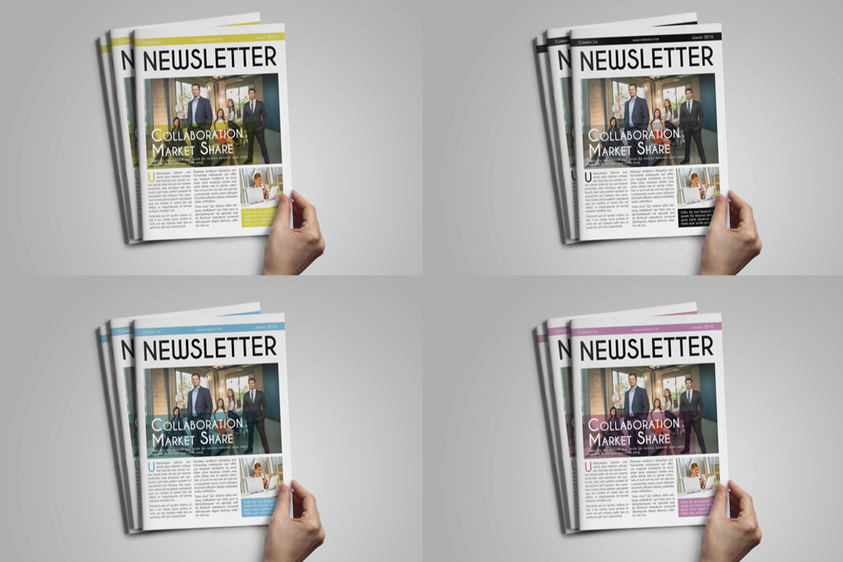 Multipurpose Newsletter Template, a Brochure Template by voryu (Photo 5 of 5)