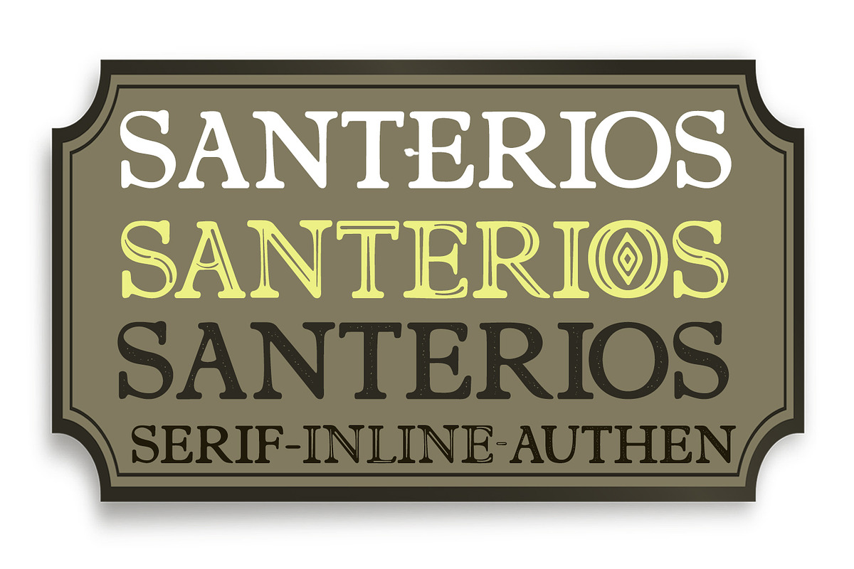 Santerios Santos 40%off, a Sans Serif Font by Fontastic (Photo 3 of 9)