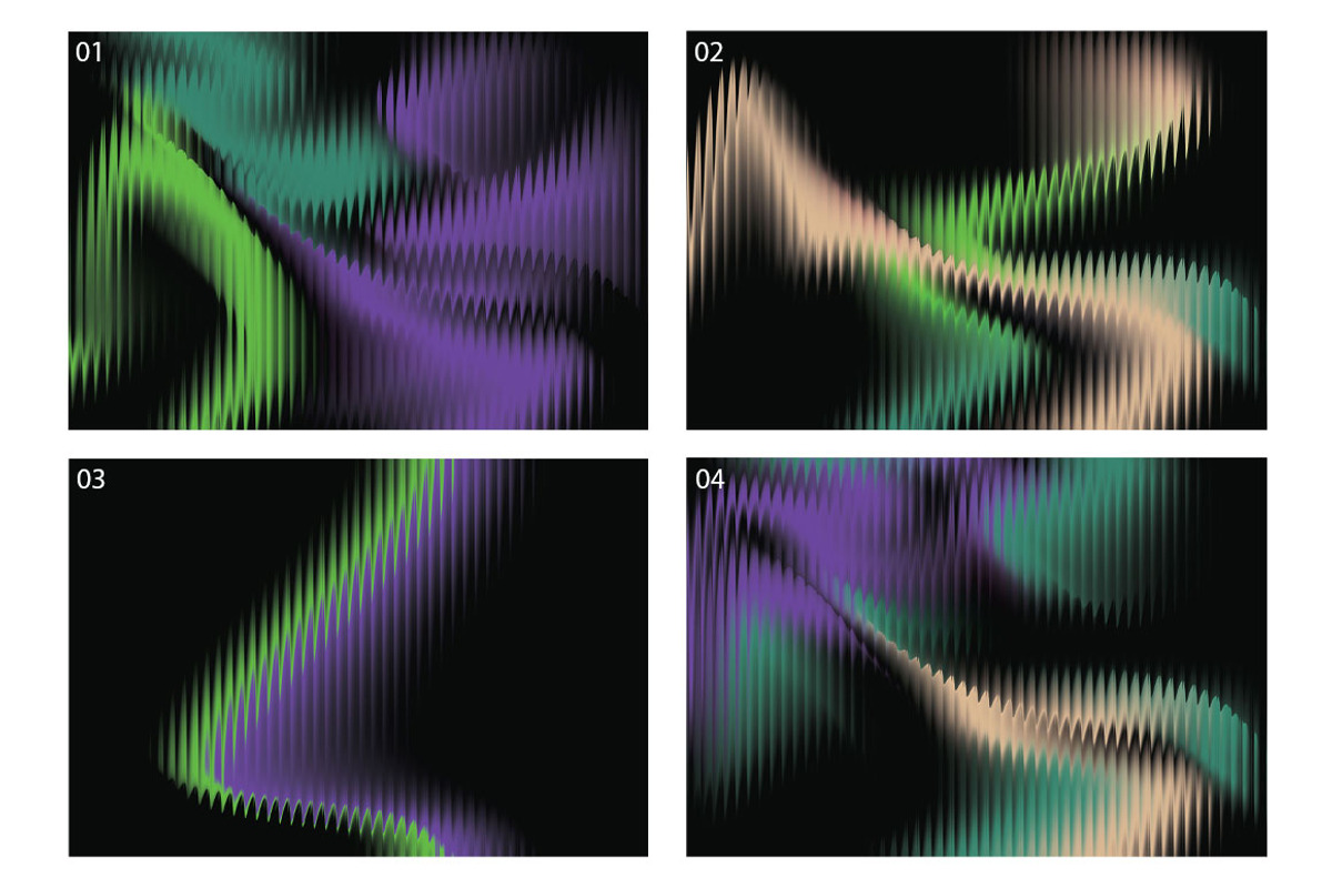 Spectral Glass Gradient Texture Art, a Background Graphic by Eltypesstudio (Photo 2 of 9)