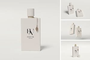 Glass Perfume Bottle Mockup, a Product Mockup by xavier_studio