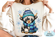 Cute Christmas Cow Png, a Seasonal Illustration by Daily.Designs (Thumbnail 2 of 5)