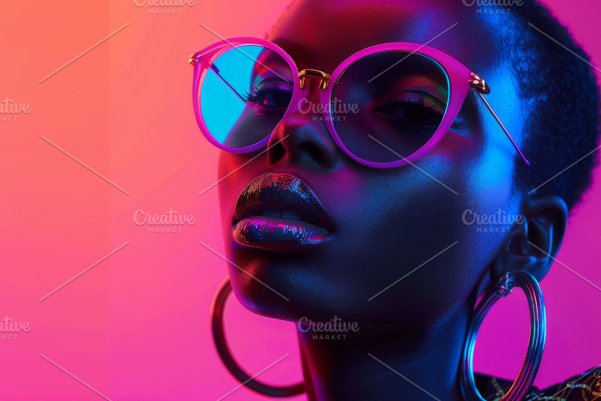 109 Fashion models in sunglasses, a Beauty & Fashion Photo by Handmadefont (Photo 47 of 113)