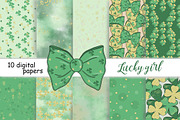 Saint Patrick's Day Pattern, a Pattern Graphic by GlamArtZhanna (Thumbnail 1 of 3)