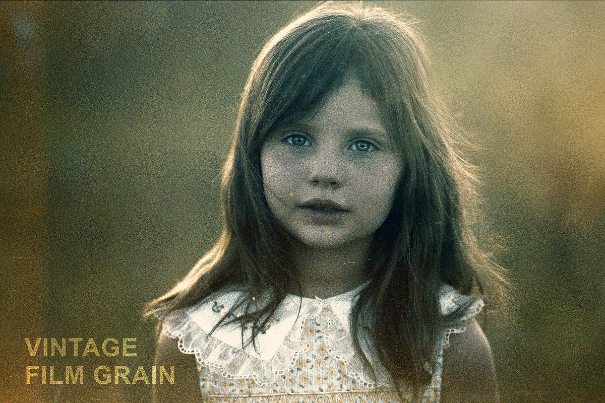 Vintage Film Grain Photo Effect, an Action Add-On by liptouse (Photo 1 of 8)