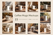 Coffee Mugs Mockups, a Food & Drink Photo by Typedreams.site (Thumbnail 1 of 3)