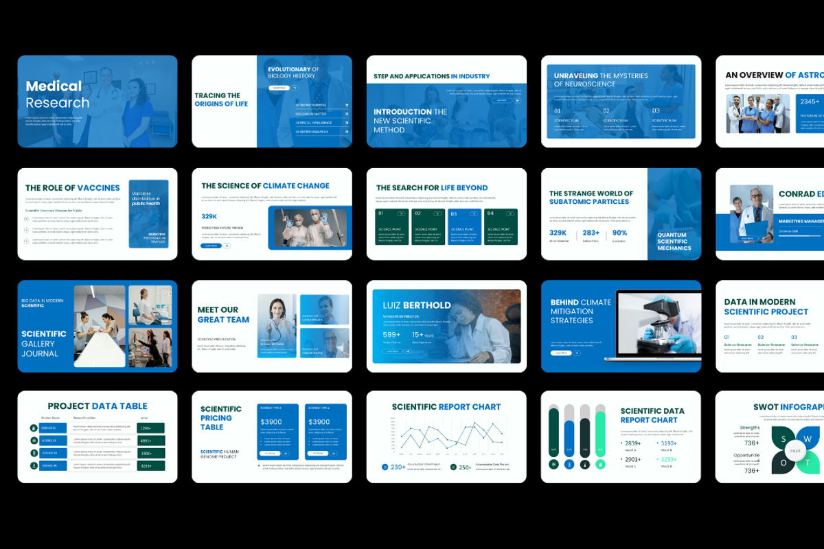 Research Medical Powerpoint, a Presentation Template by Hammad Arif (Photo 2 of 3)