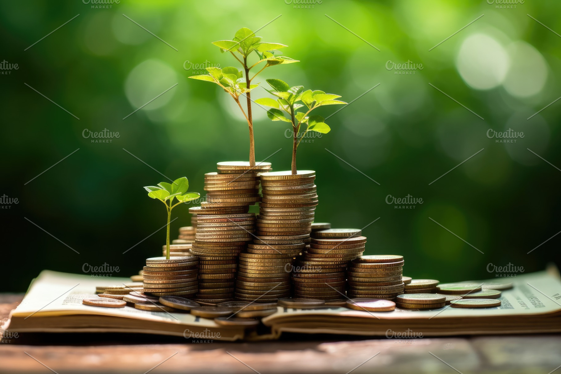 An image that represents the idea of financial growth and invest, a Business Photo by designvectx