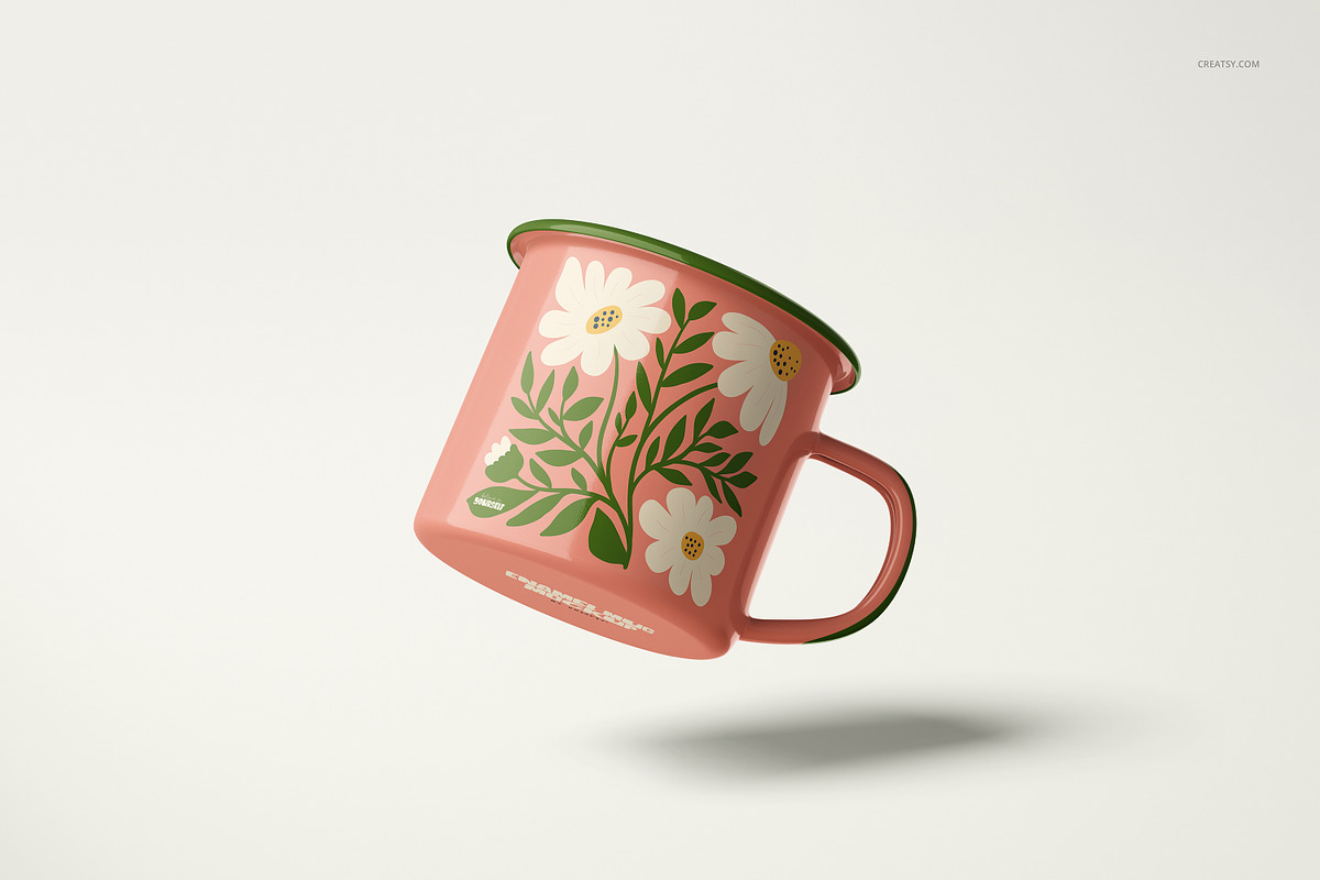 360ml Enamel Mug Mockup Set, a Cups & Container Mockup by creatsy5 (Photo 15 of 30)